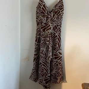 Brown and cream dress size 8 made for a night on the town
